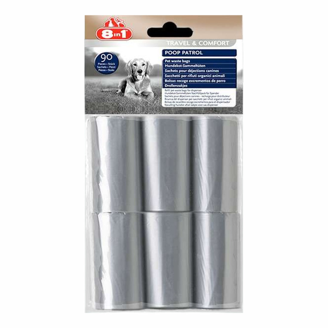 8in1 Poop Patrol Waste Bags 90pcs