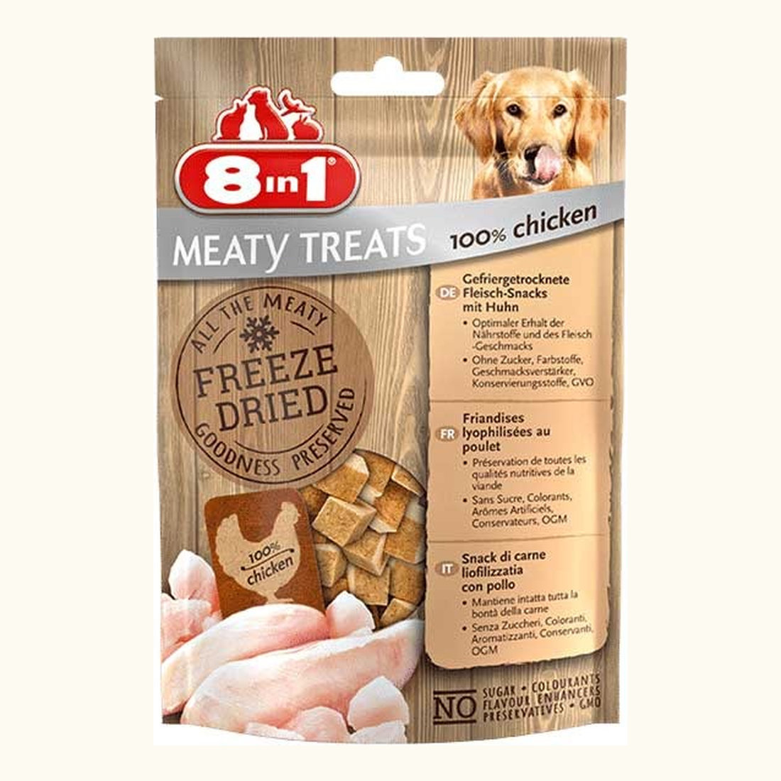 DS 8in1 Meaty Treats Chicken 50g