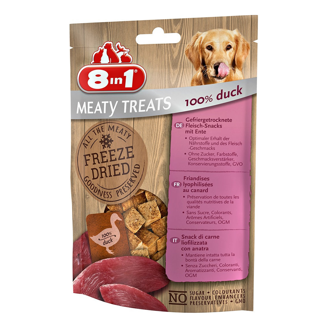 DS 8in1 Meaty Treats Duck 50g