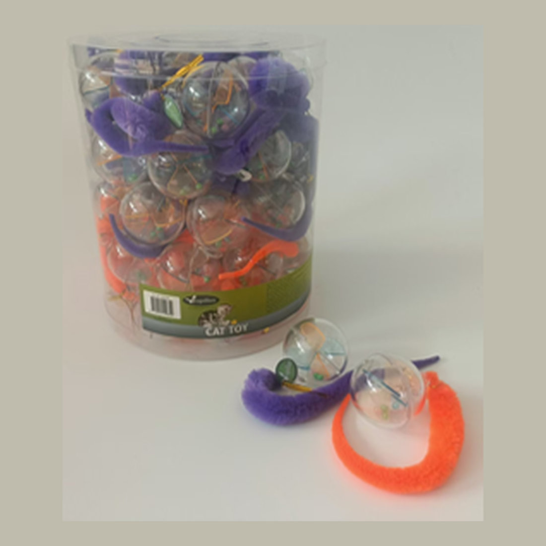 PAPILLON - CT Transparant Balls with Plush Tails