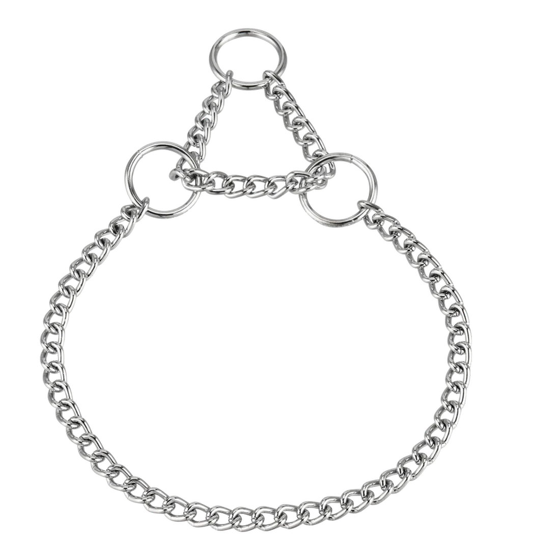 CHAIN COLLAR STEEL CHROME-PLATED 55CM