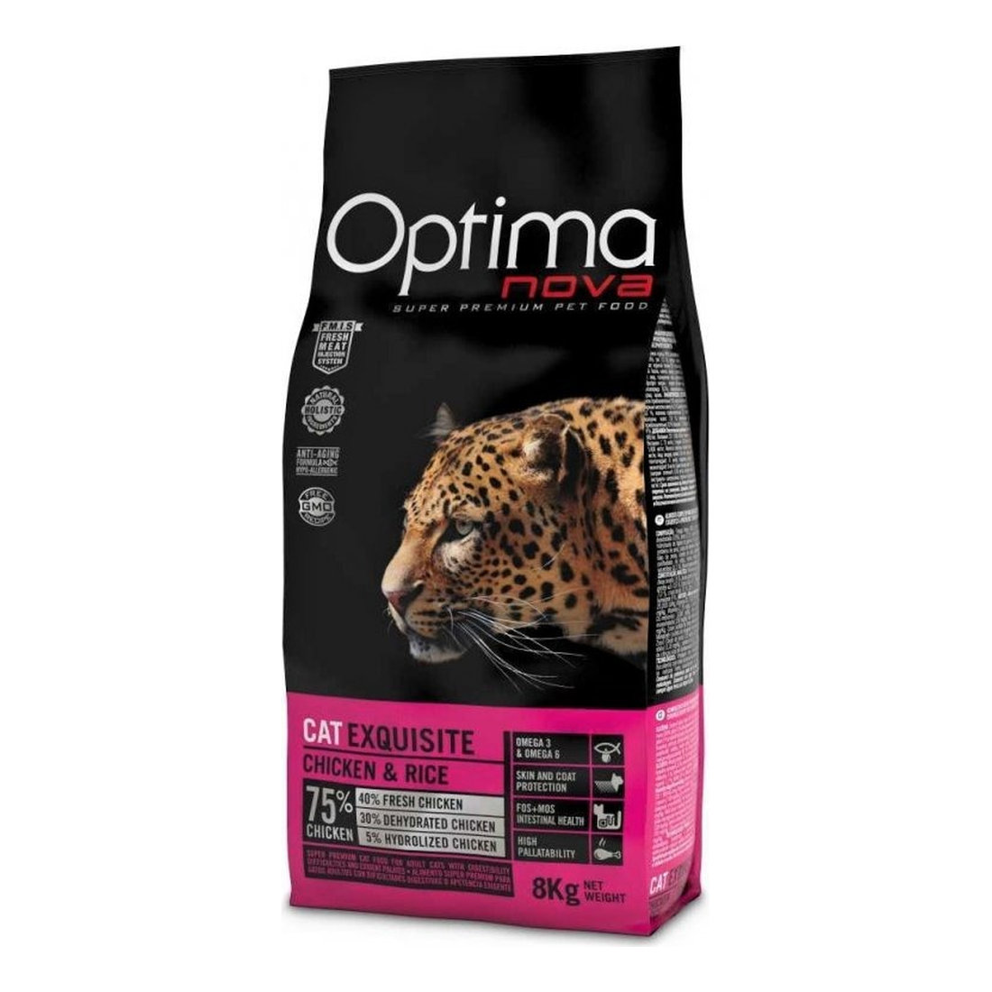 OPTIMA ADULT CAT EXQUISITE CHKN & RICE 8KG