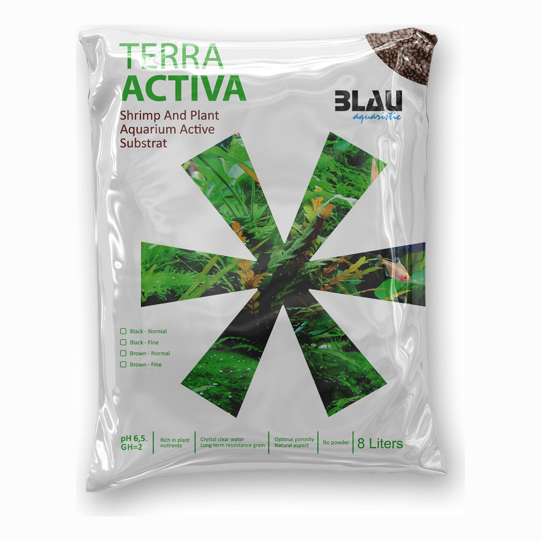 BLAU Terra Activa Brown Normal 2l.