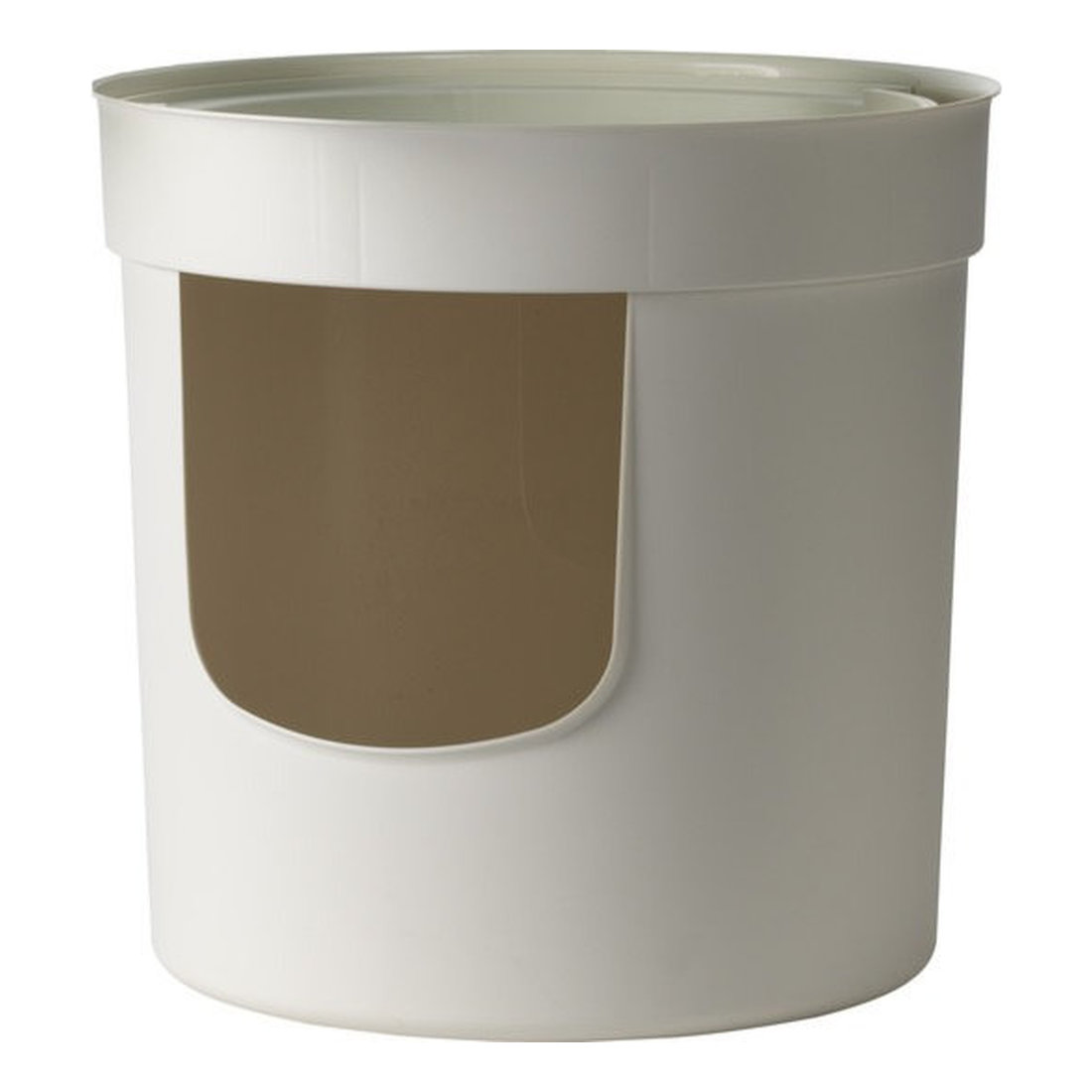 Rondana W/out Plant L49.5xW49.5xH48.5cm White