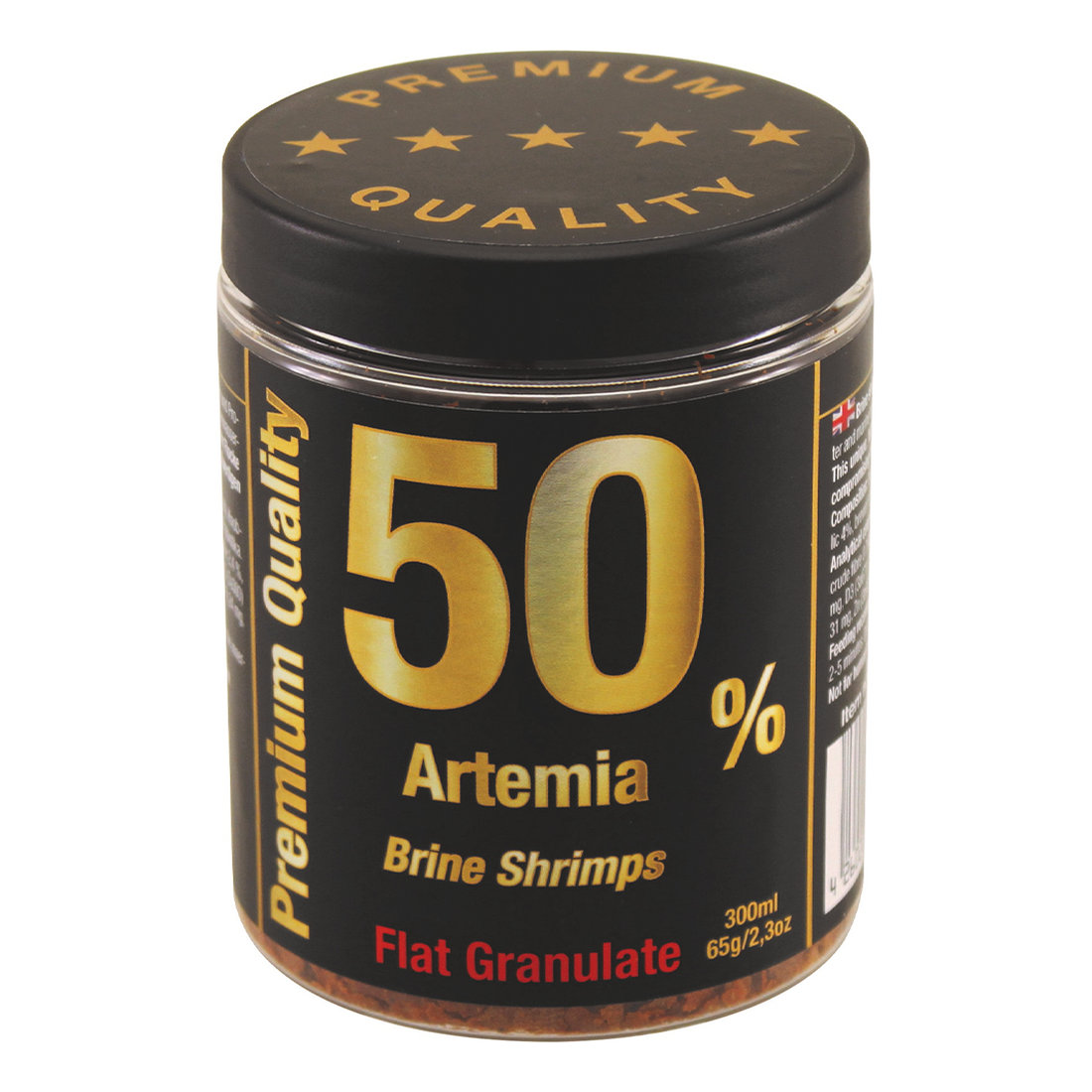 Discusfood - Artemia/ Brine Shrimps Flat granulate 50% 65g