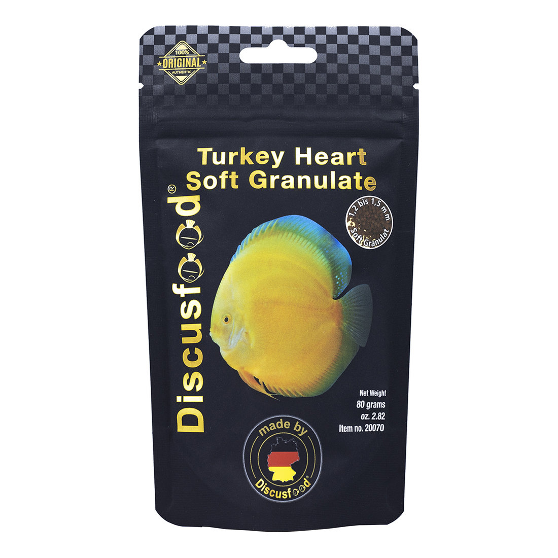 Discusfood - Turkey Heart Soft Granulate 80g