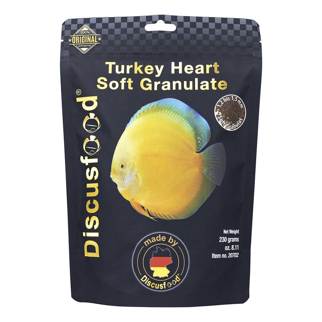 Discusfood - Turkey Heart Soft Granulate 230g