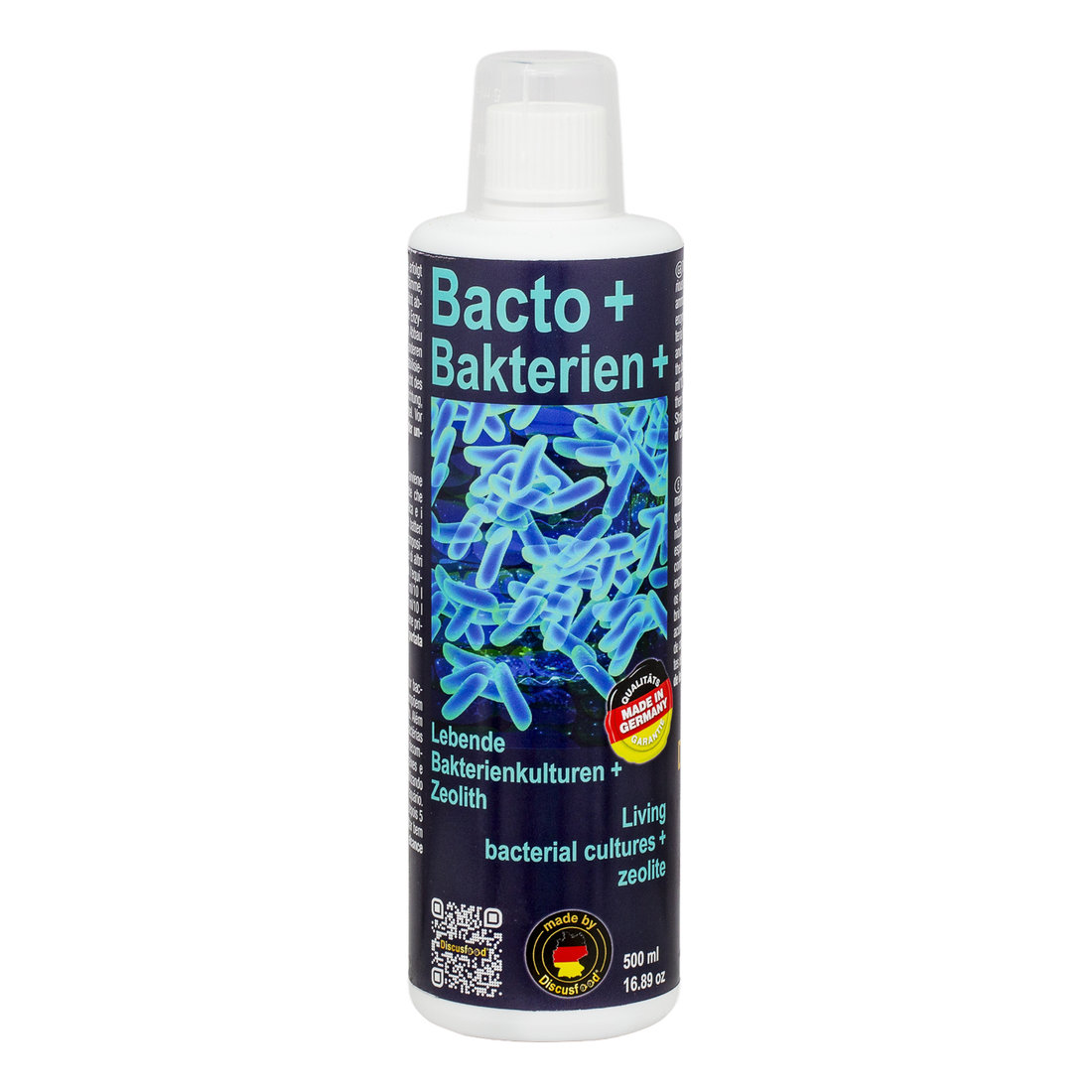 Discusfood - Bacto+ Live Bacteria and Zeolite 500ml