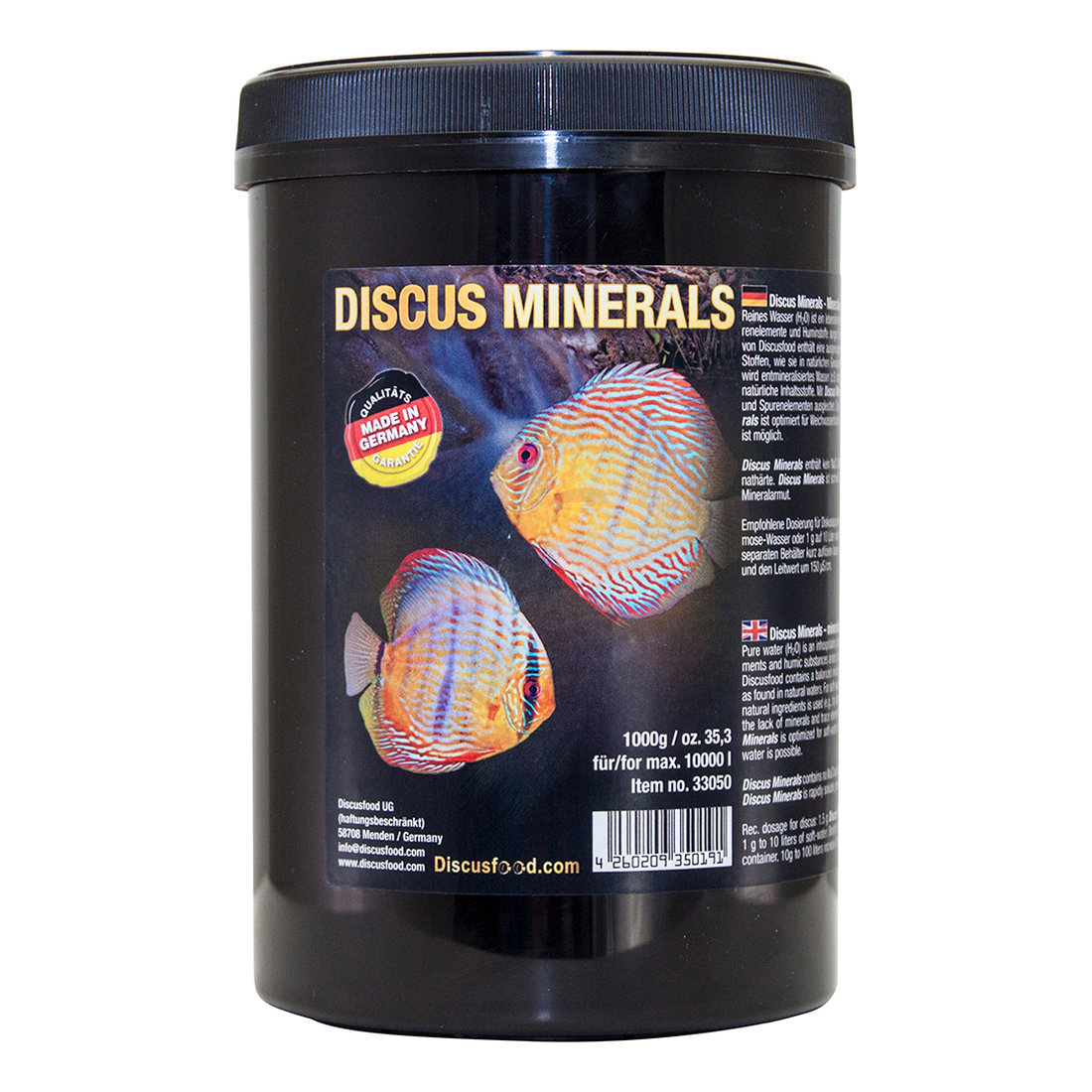 Discusfood - Discus Minerals 1000g
