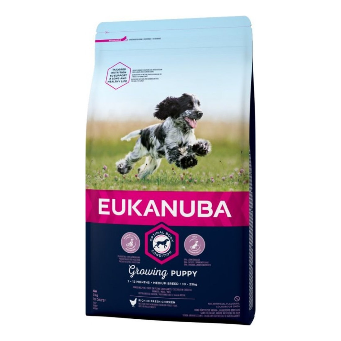 EUKANUBA GROWING PUPPY MEDIUM BREED 3kg