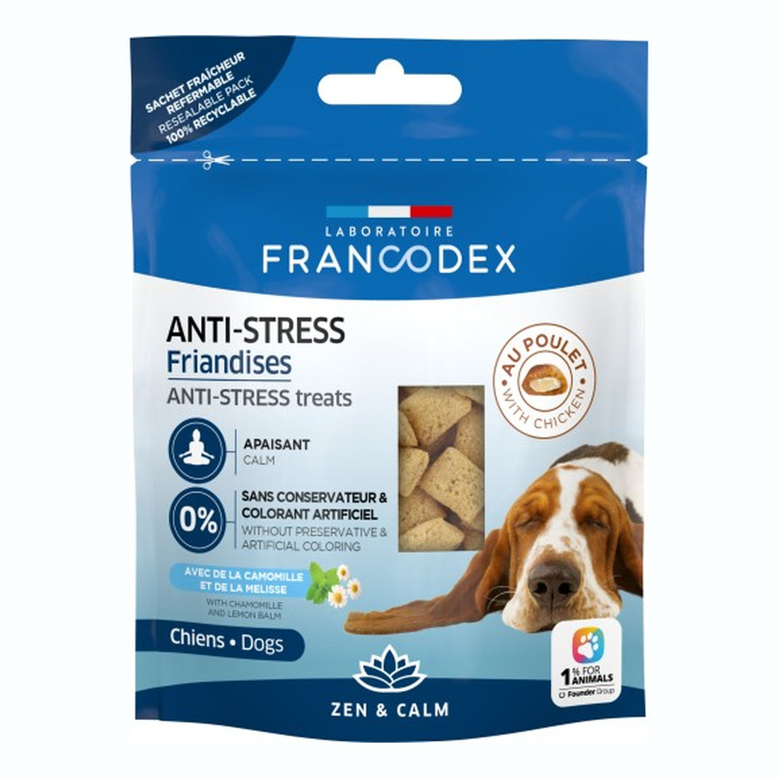 FRANCODEX - Puppy/Dog Anti-Stress Treats 75g