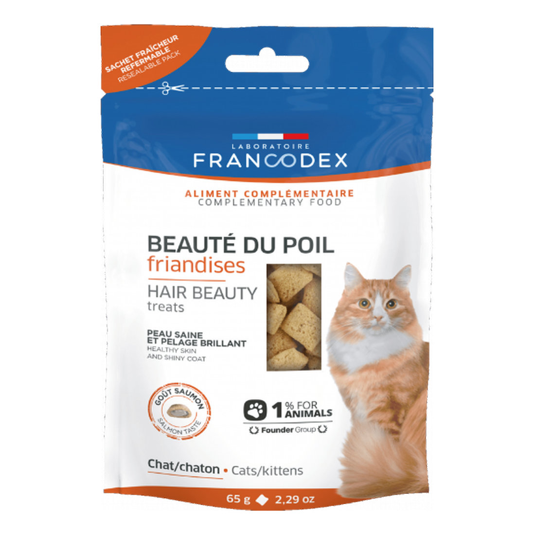 FRANCODEX - Kittens/Cats Hair Beauty Treats 65g