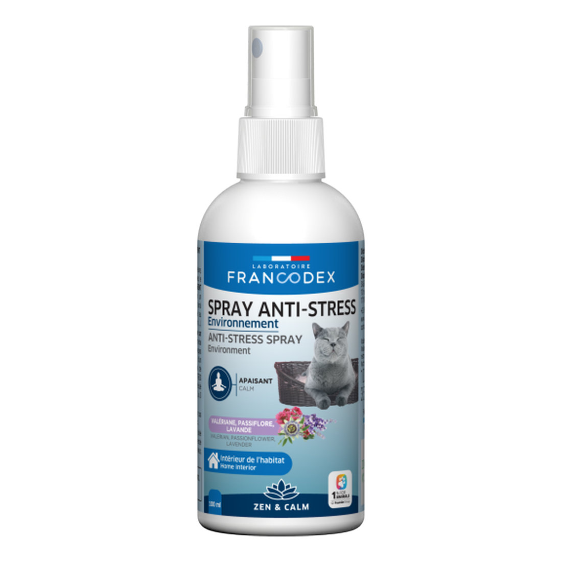 FRANCODEX - Kitten/Cat Anti-Stress Spray Environment 100ml