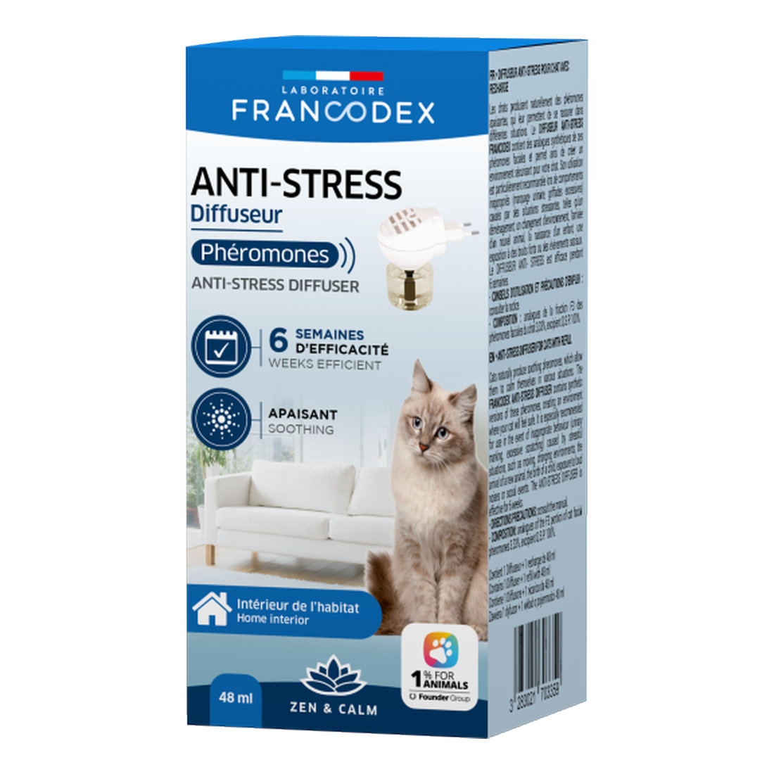 FRANCODEX - Cat Anti-Stress Diffuser Environment