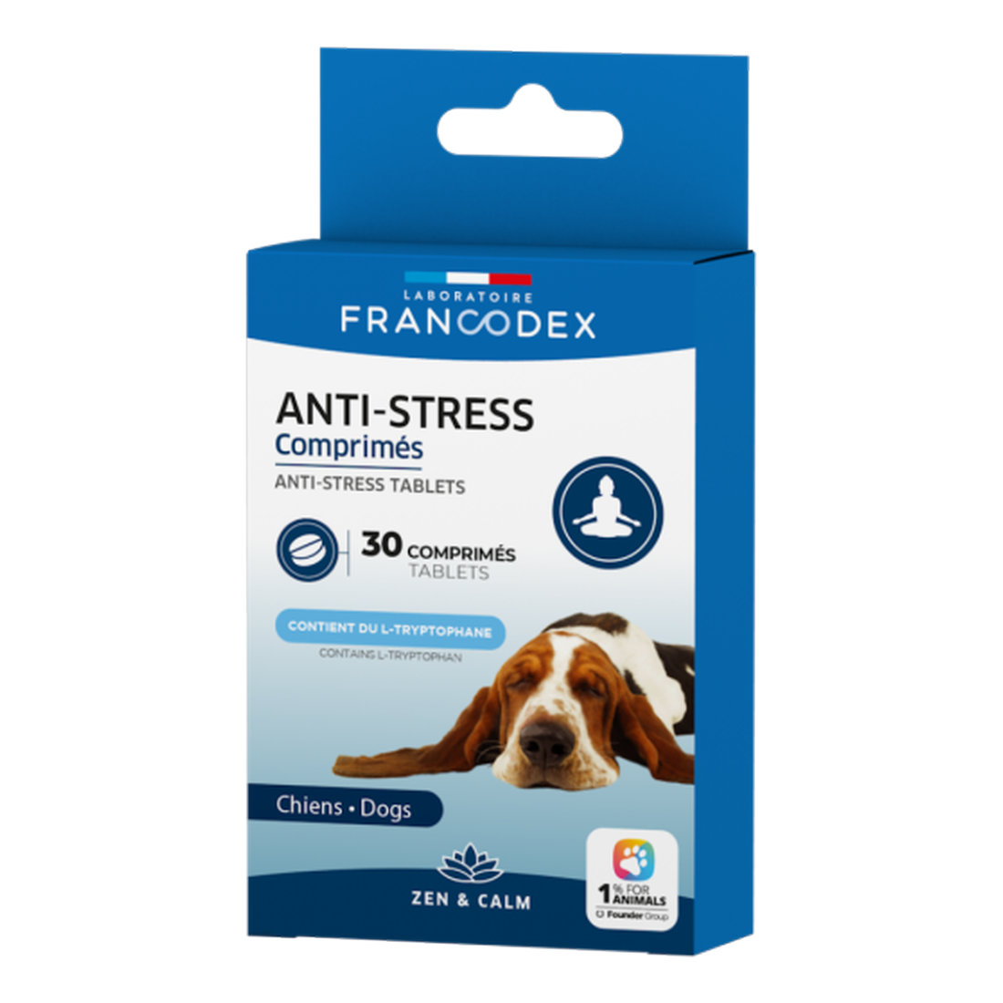 FRANCODEX - Dogs Anti-Stress Tablets 30tabs