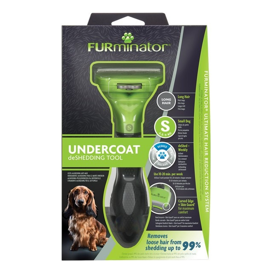Fur Long Hair deShedding Tool Small Dog