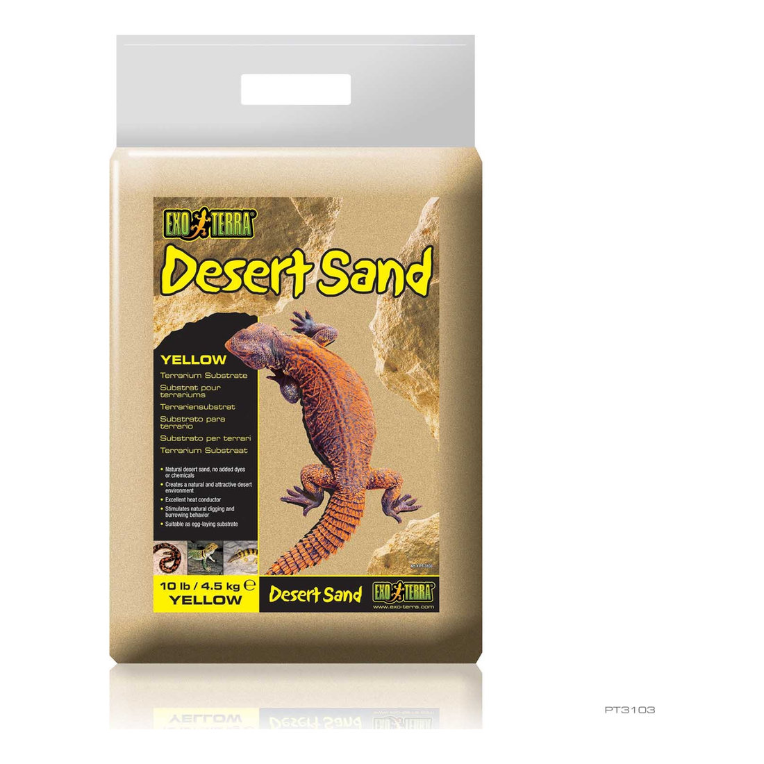 EXO TERRA TERRARIUM DESERT SAND YELLOW 4.5kg