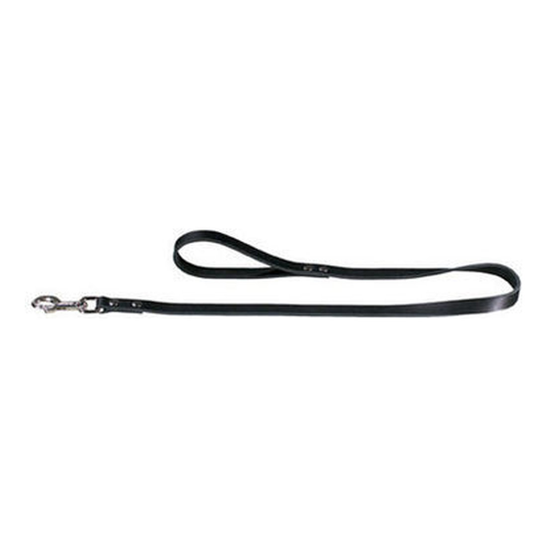 LEATHER LEASH GENUINE 18mmx100cm BLACK