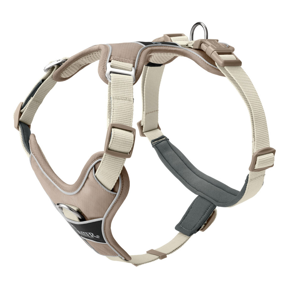 Harness Divo Up L 72-100cm Taupe