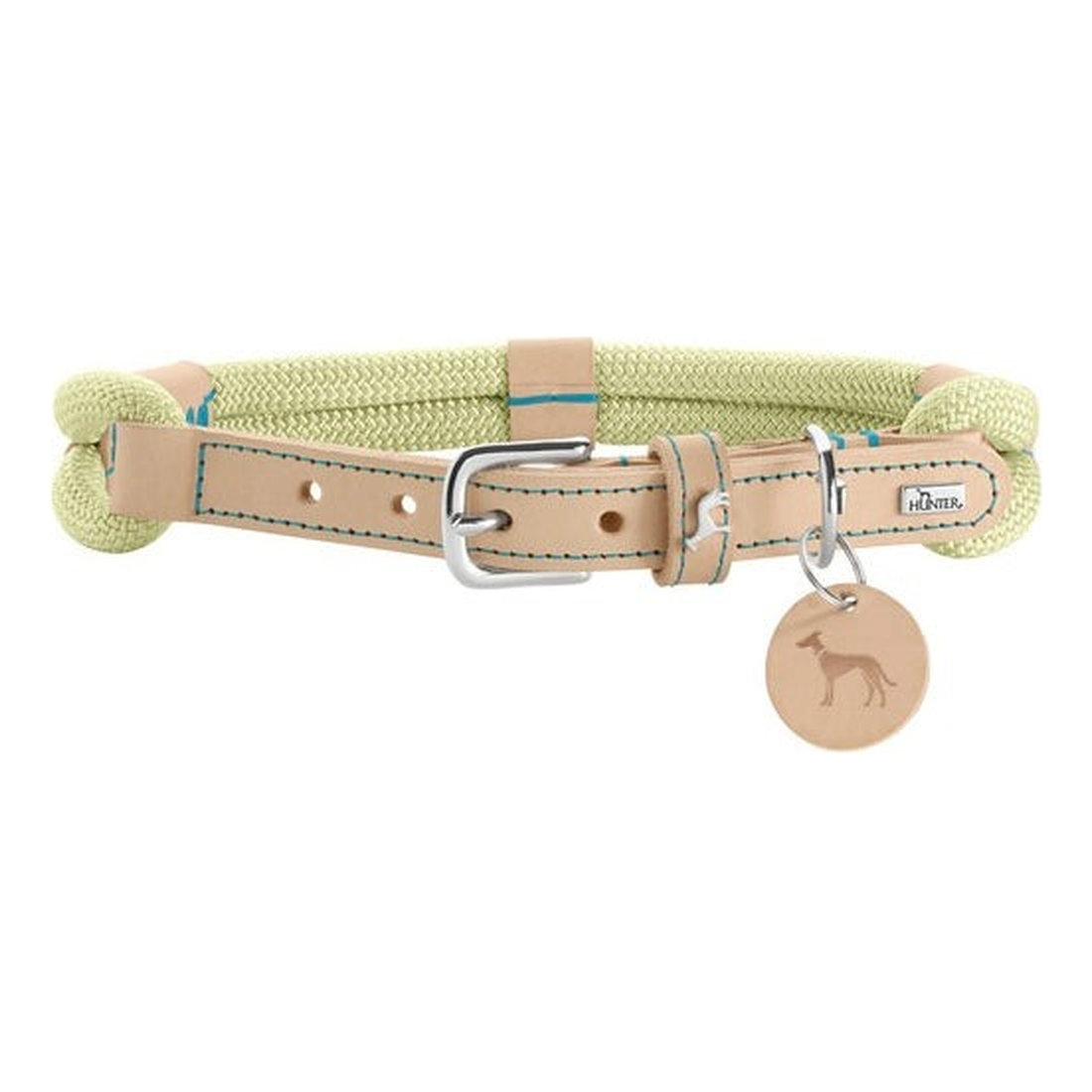 Collar Rope Malia 60 M-L  45-54cm mint/tan