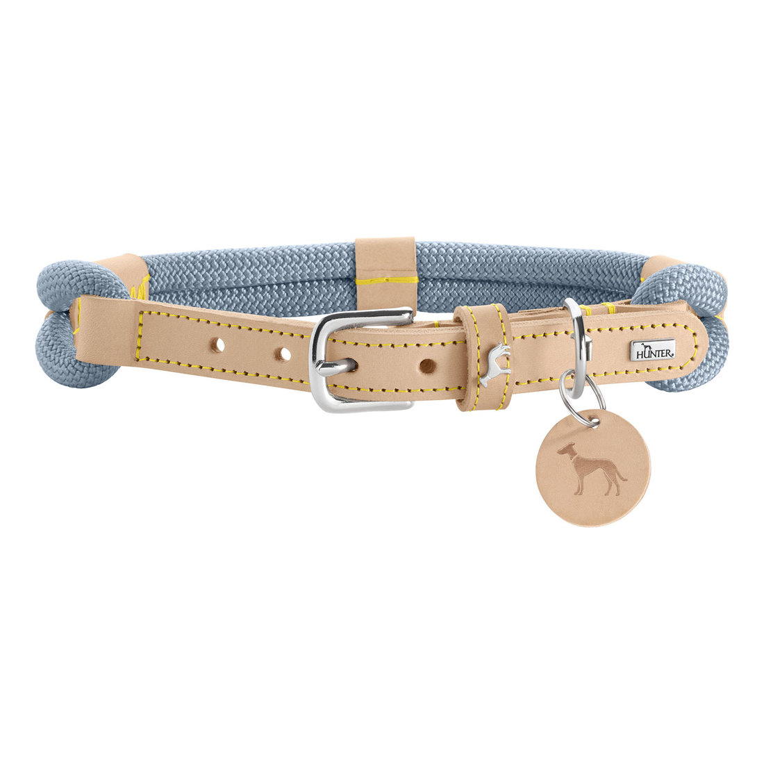 Collar Rope Malia 50 S-M 35-44cm blue/tan