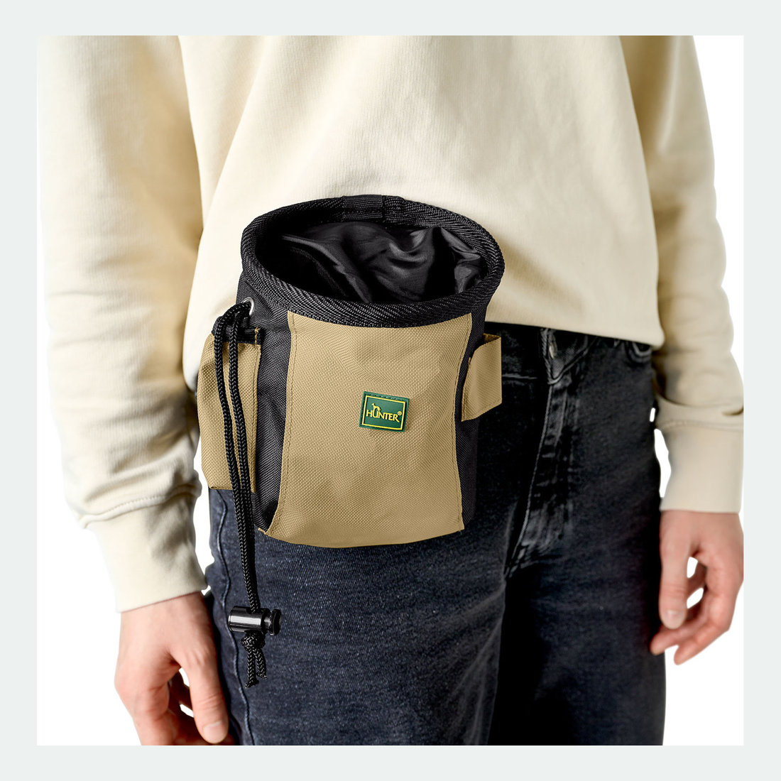 Belt Bag Burgino Standard L Black/Beige