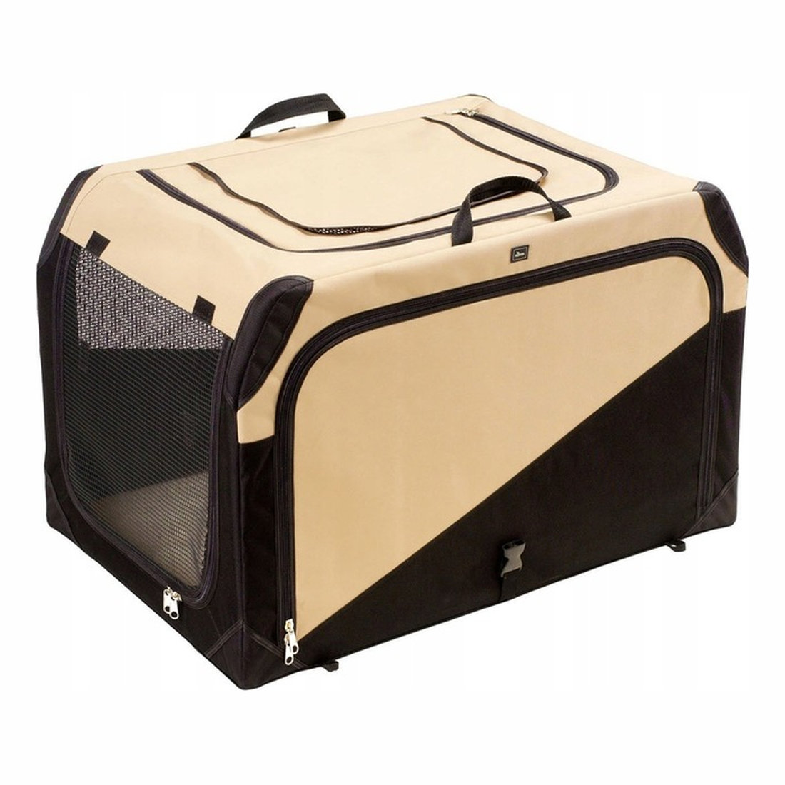 Traveling Cage Foldable XL 106x71x69cm Beige/Black