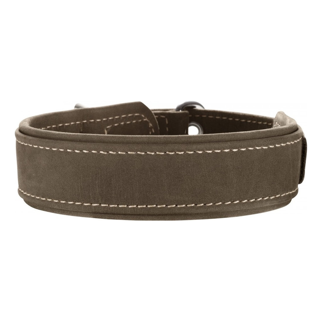 Leather Collar Hunting Comfort 50, 38-45cm Olive