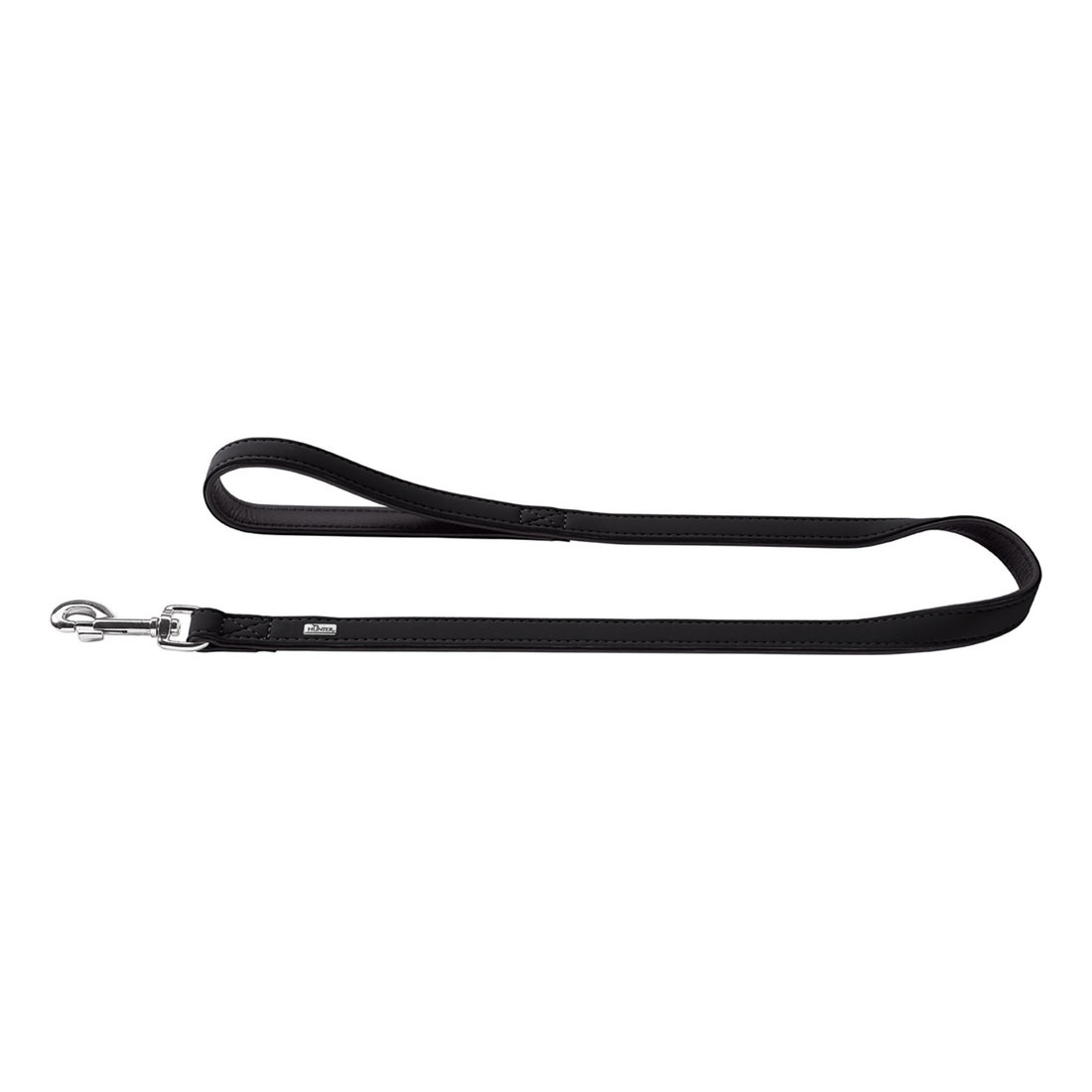 Leather Leash Softie 15/110 Black/Black