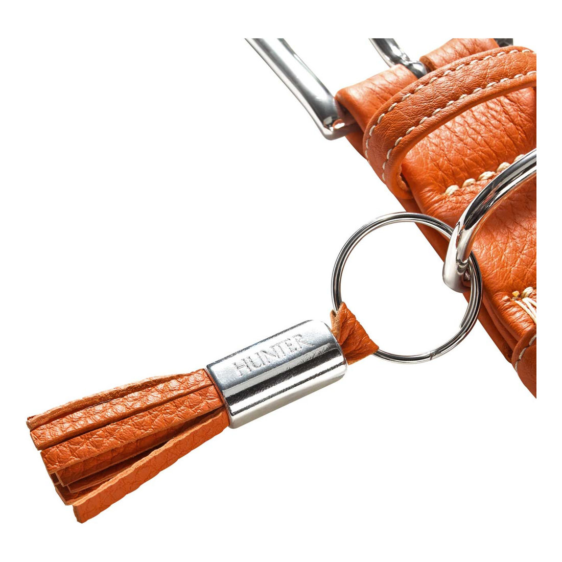 Leather Collar Cannes 3.5cm 39-47cm Orange