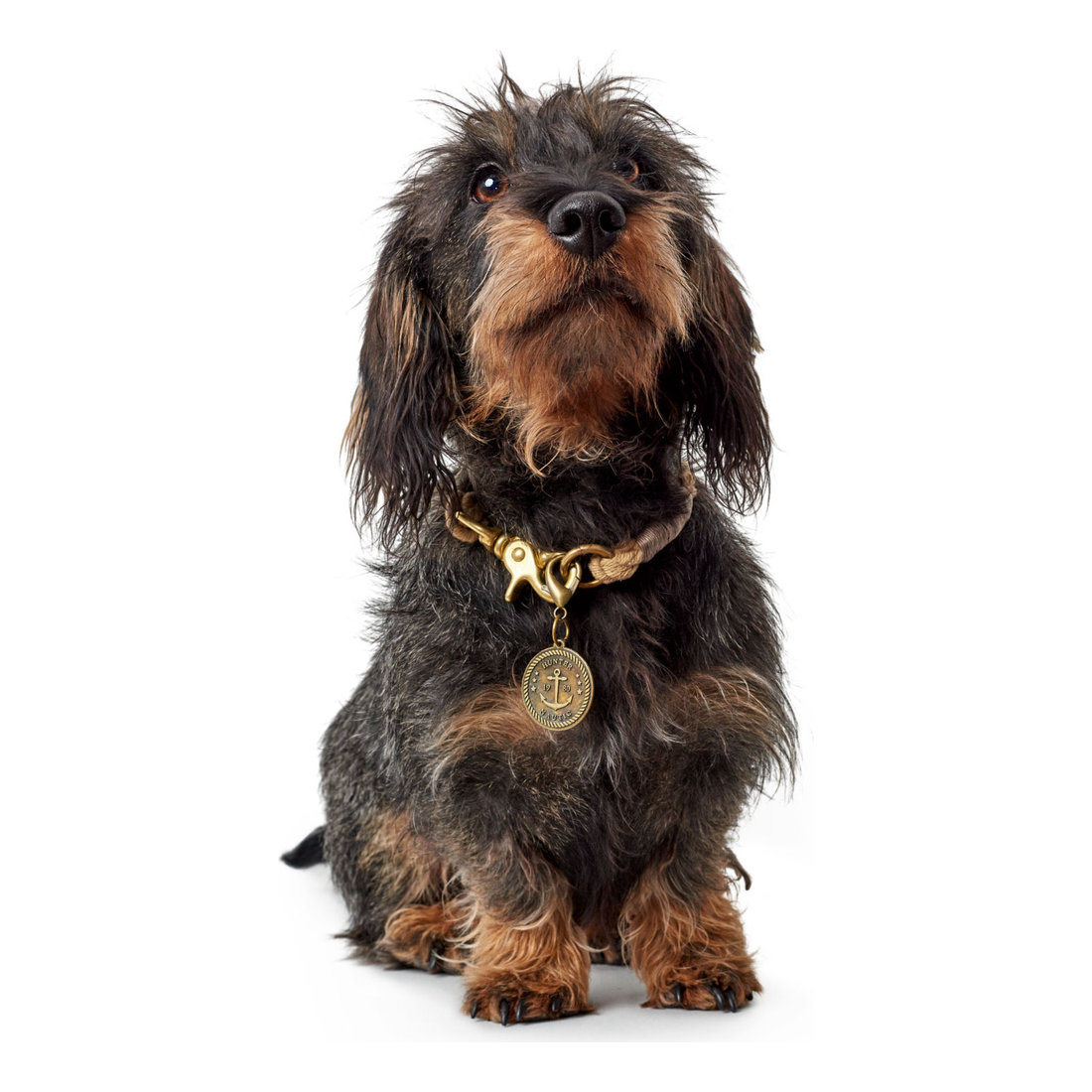 Collar List Rope S-M 8mm 40cm Tan