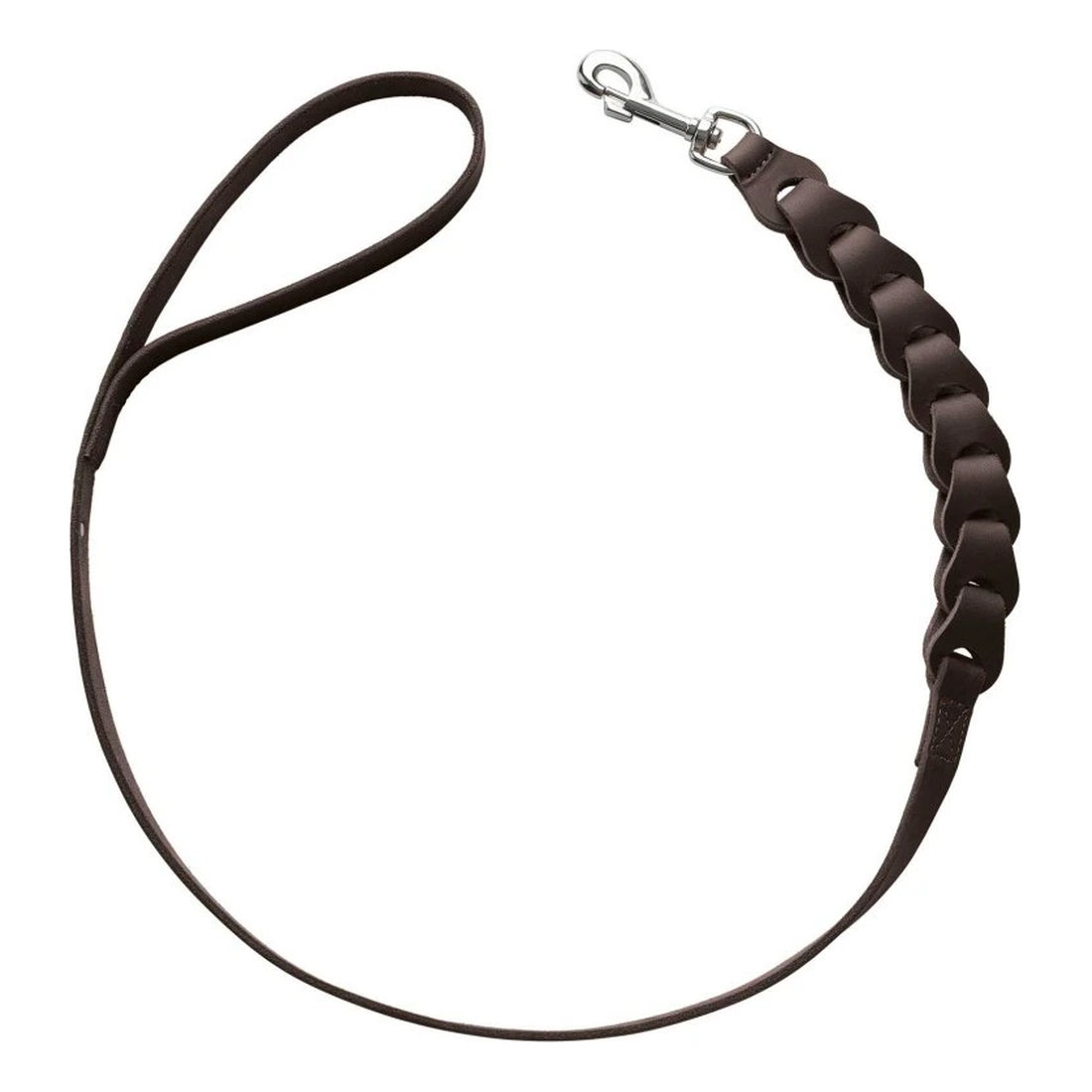 Leather Leash Solid Education Chain 20/120 Brown