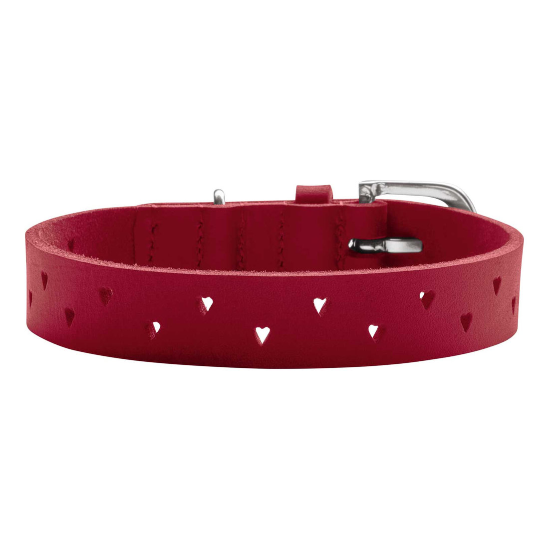 Leather Collar Aalborg Soul 25 XXS Red