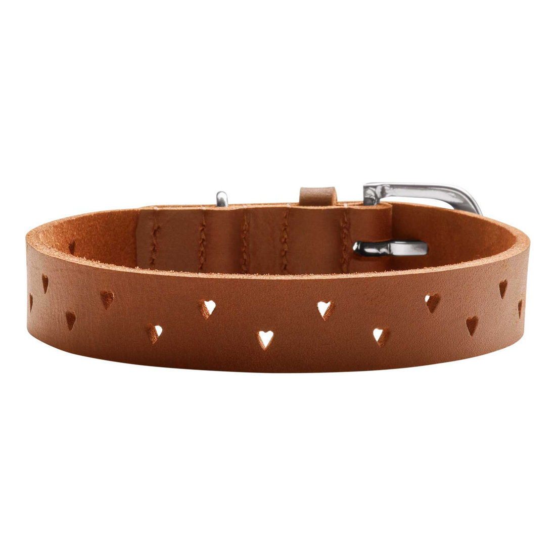 Leather Collar Aalborg Soul 25 XXS-XS Cognac
