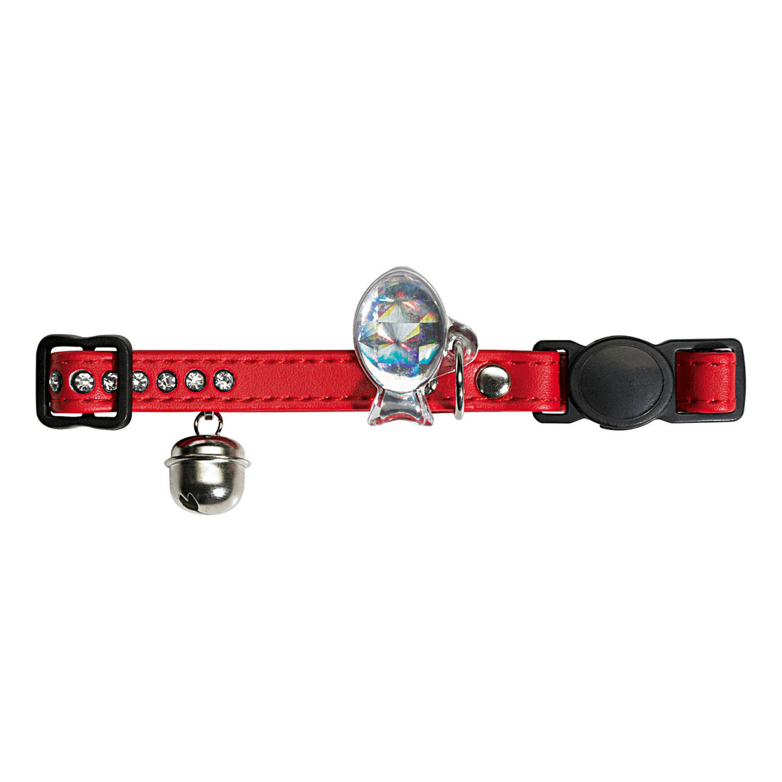 Cat Collar Modern Art Luxus Red