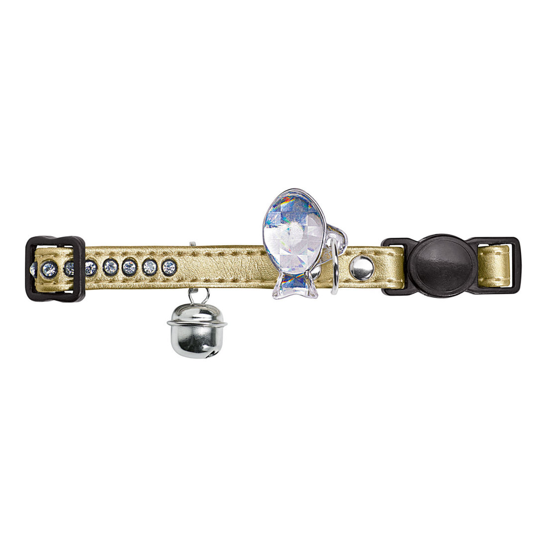 Cat Collar Modern Art Luxus Gold