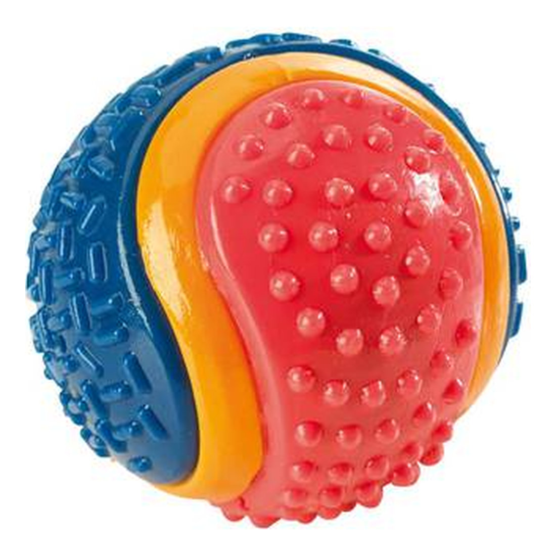DT TPR BALL WITH SQUEAKER 3 COLOURS S 8cm