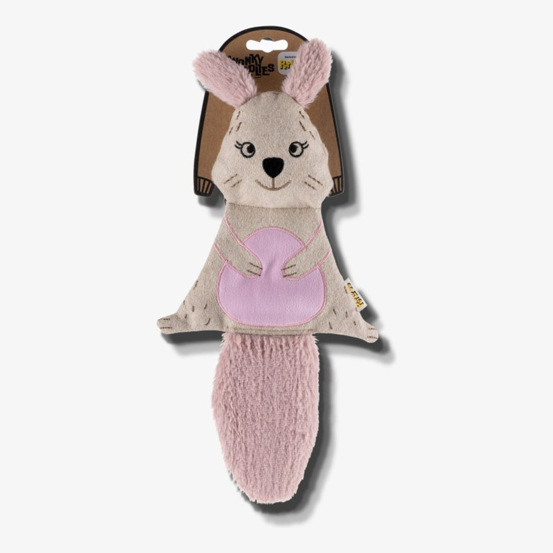 Wonky Woolies Skinz Rabbit 38x19x3cm Squeaker