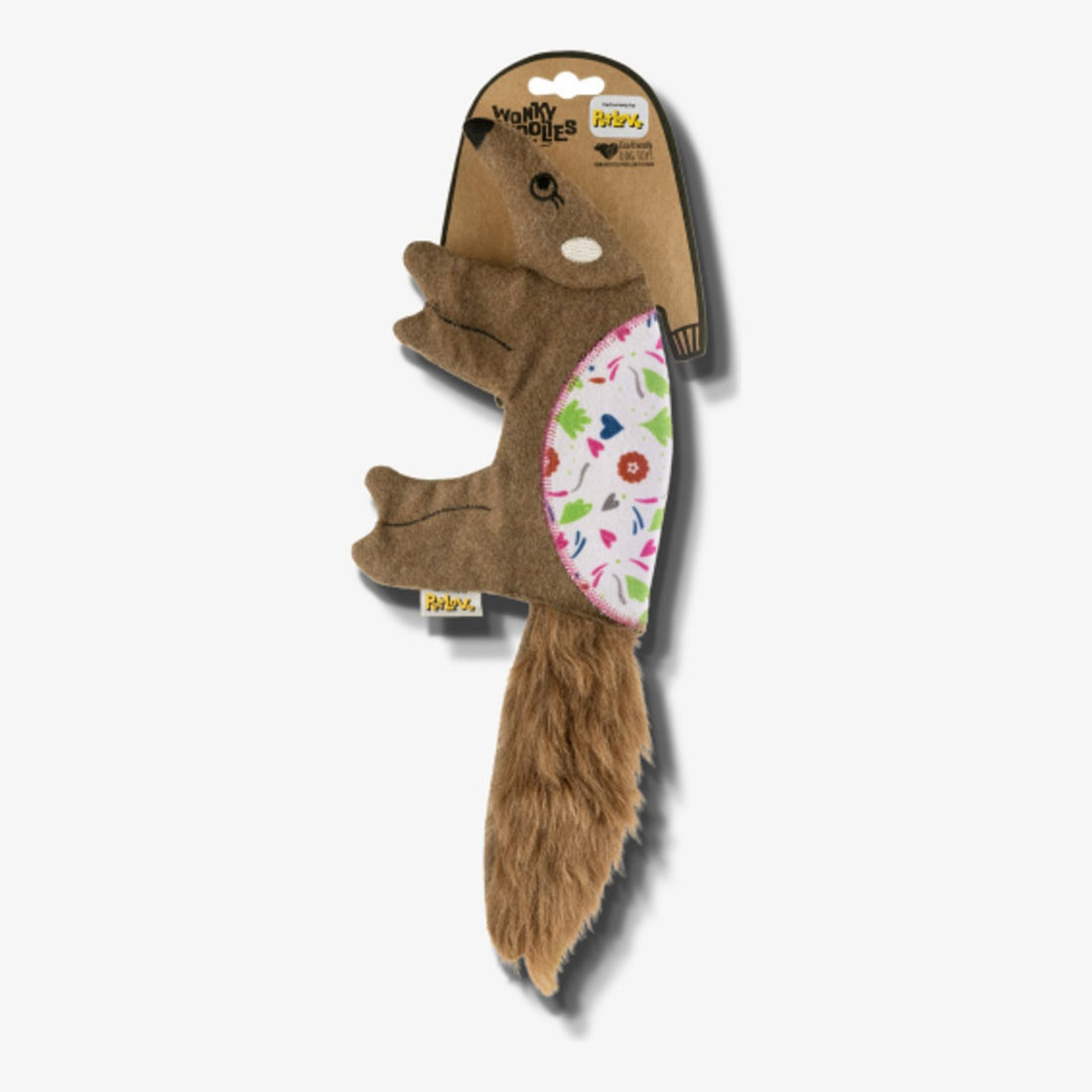 Wonky Woolies Skinz Anteater 36x14x2cm Squeaker