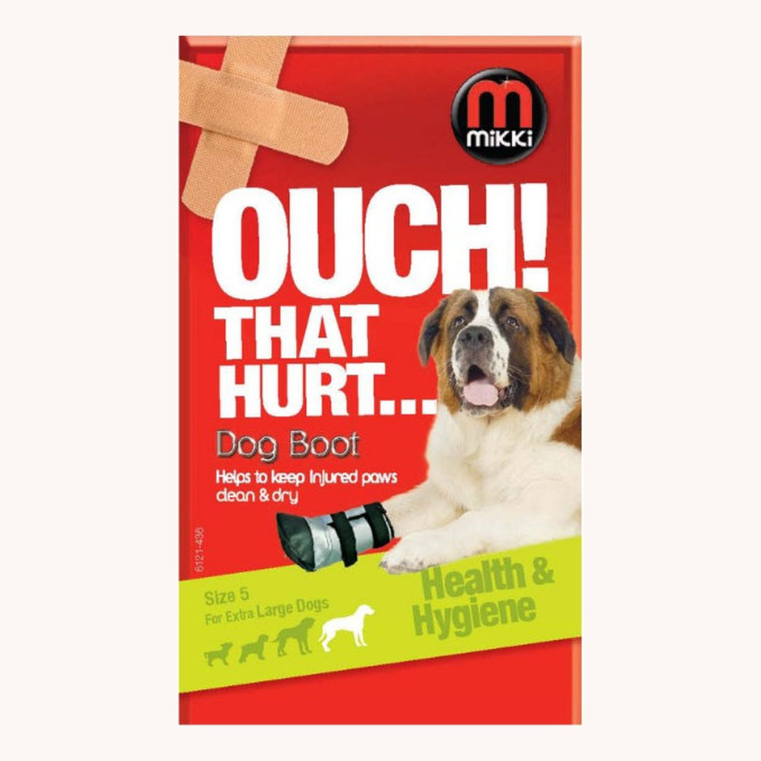 MIKKI DOG BOOT SIZE 5 XL