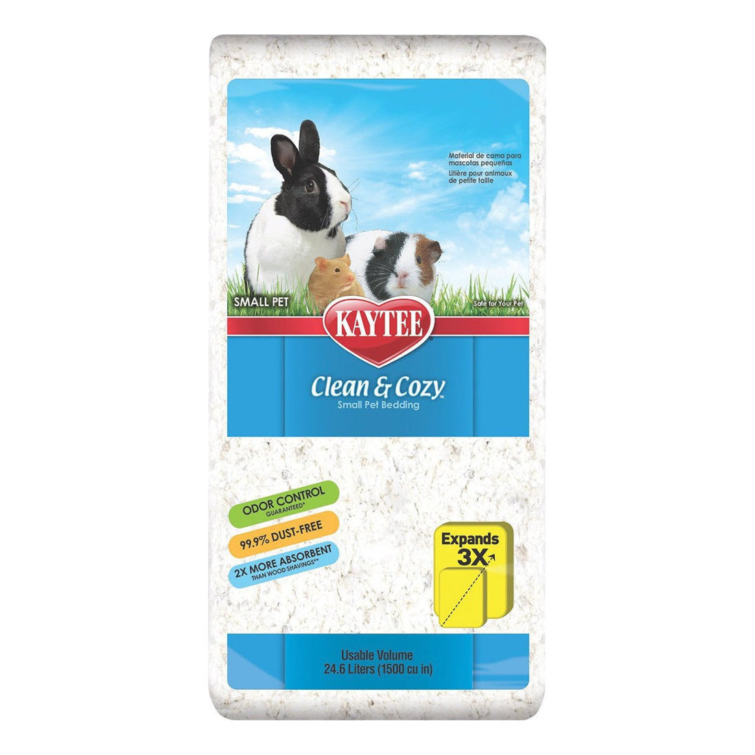 Kaytee Clean & Cozy White Pet Bedding 24.6L