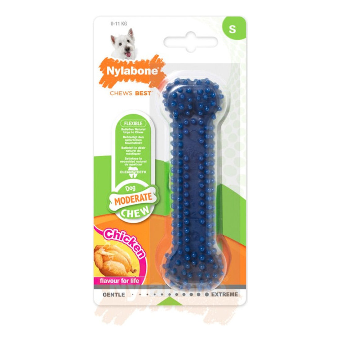Nylabone Moderate Dental Bone Chicken SM
