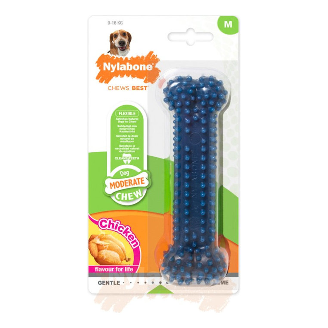 Nylabone Moderate Dental Bone Chicken MED