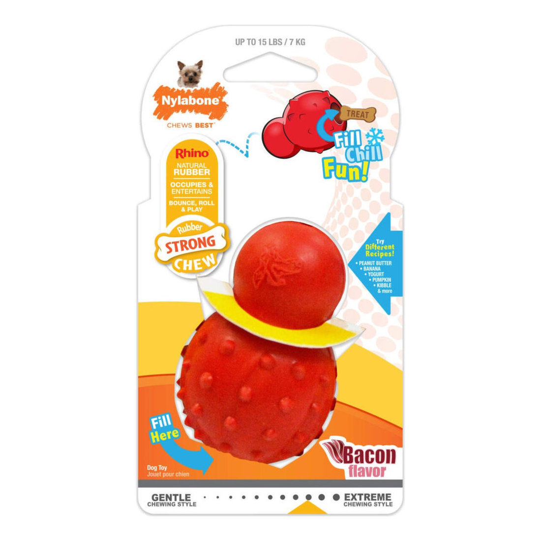 Nylabone Strong Chew Cone Bacon XS