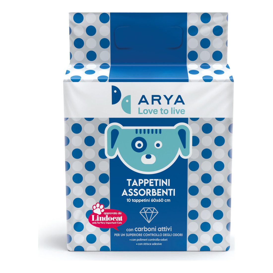 Arya Training Pads With Activated Carbon 40pc 60x90