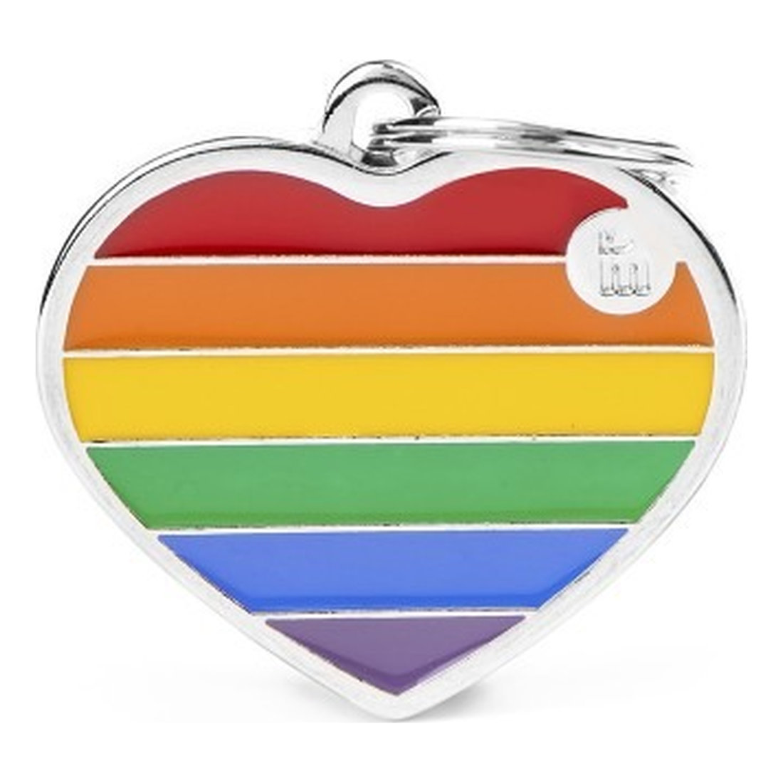 Rainbow Large Heart BH54H