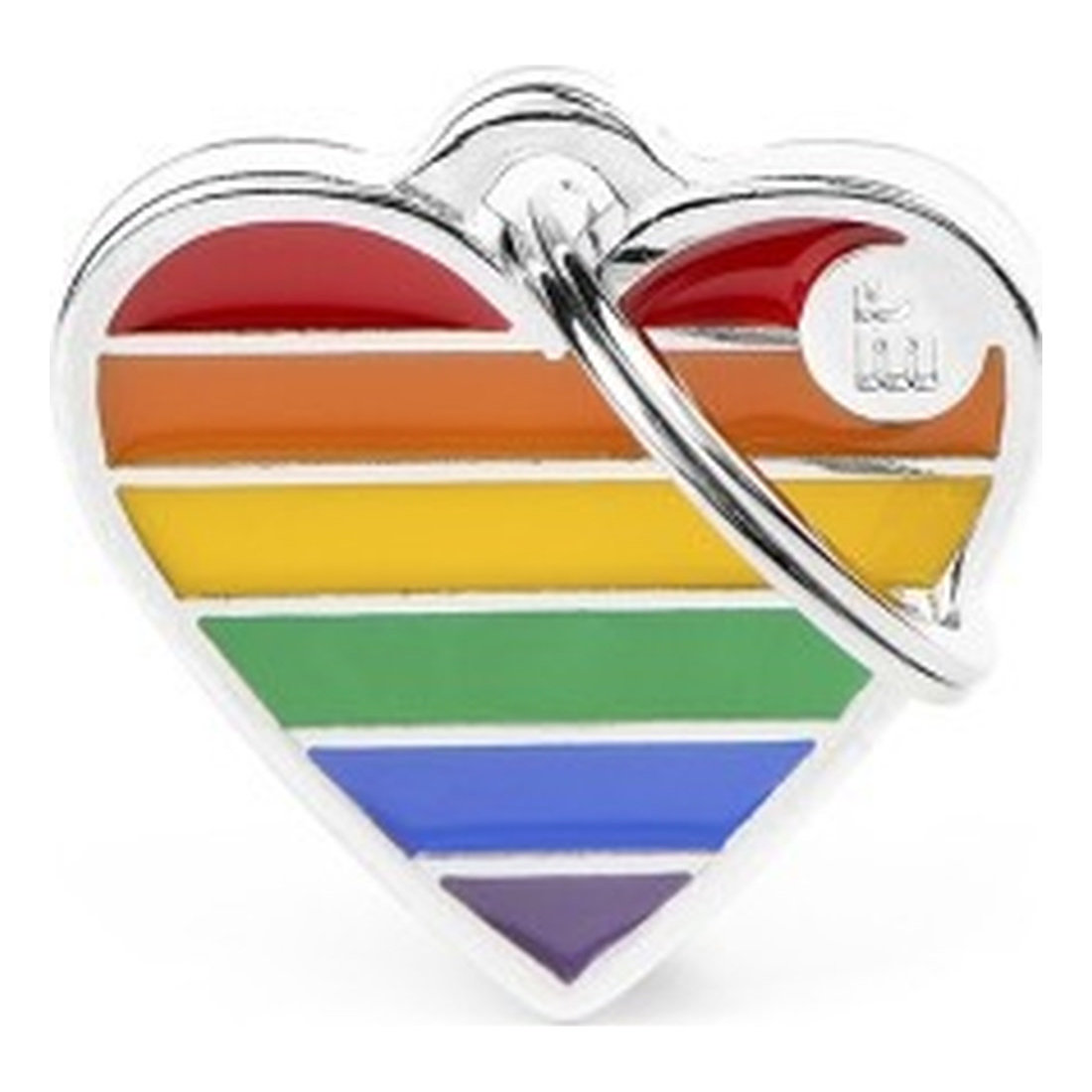 Rainbow Small Heart BH54SH