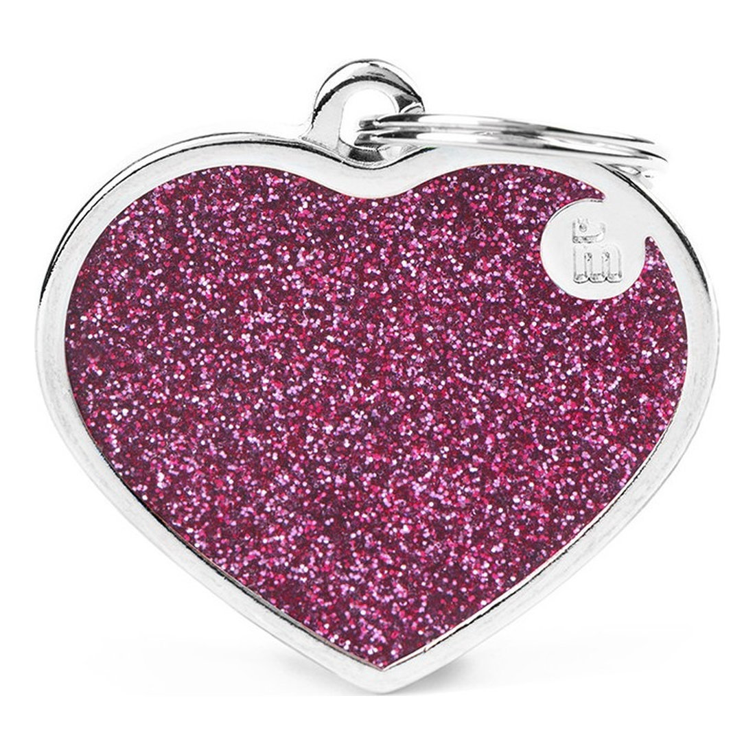Shine Large Heart Glitter Pink GL03PINKN