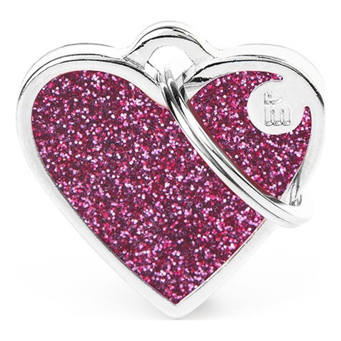 Shine Small Heart Glitter Pink GL03SmallPINKN