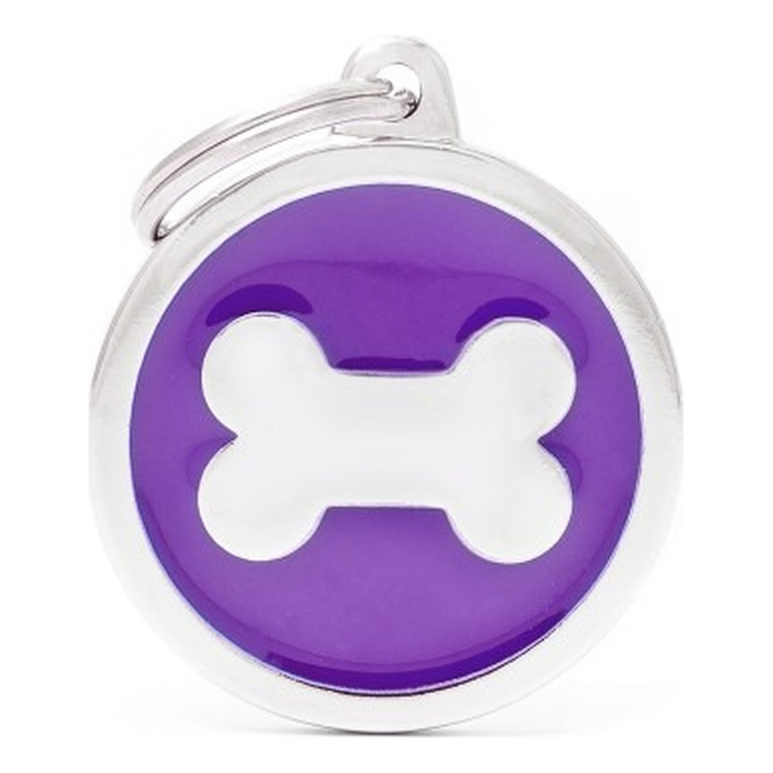 Classic Big Purple Circle Bone CH17PURPLEBONE